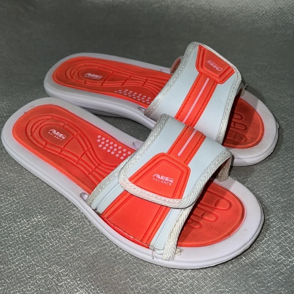Air Balance Flip Flops Slide Beach Sandals Kids Size 2